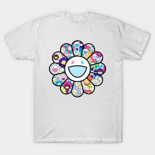 TAKASHI MURAKAMI HAPPY SMILING FLOWER T-Shirt